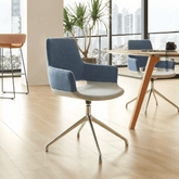 Pok Modern Office Fabric Meeting Side Chair - Gavisco Office Furniture